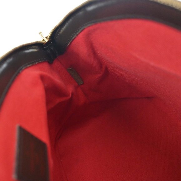 LOUIS VUITTON Verona PM Shoulder Bag Damie Ebene Leather Brown - Picture 7 of 15